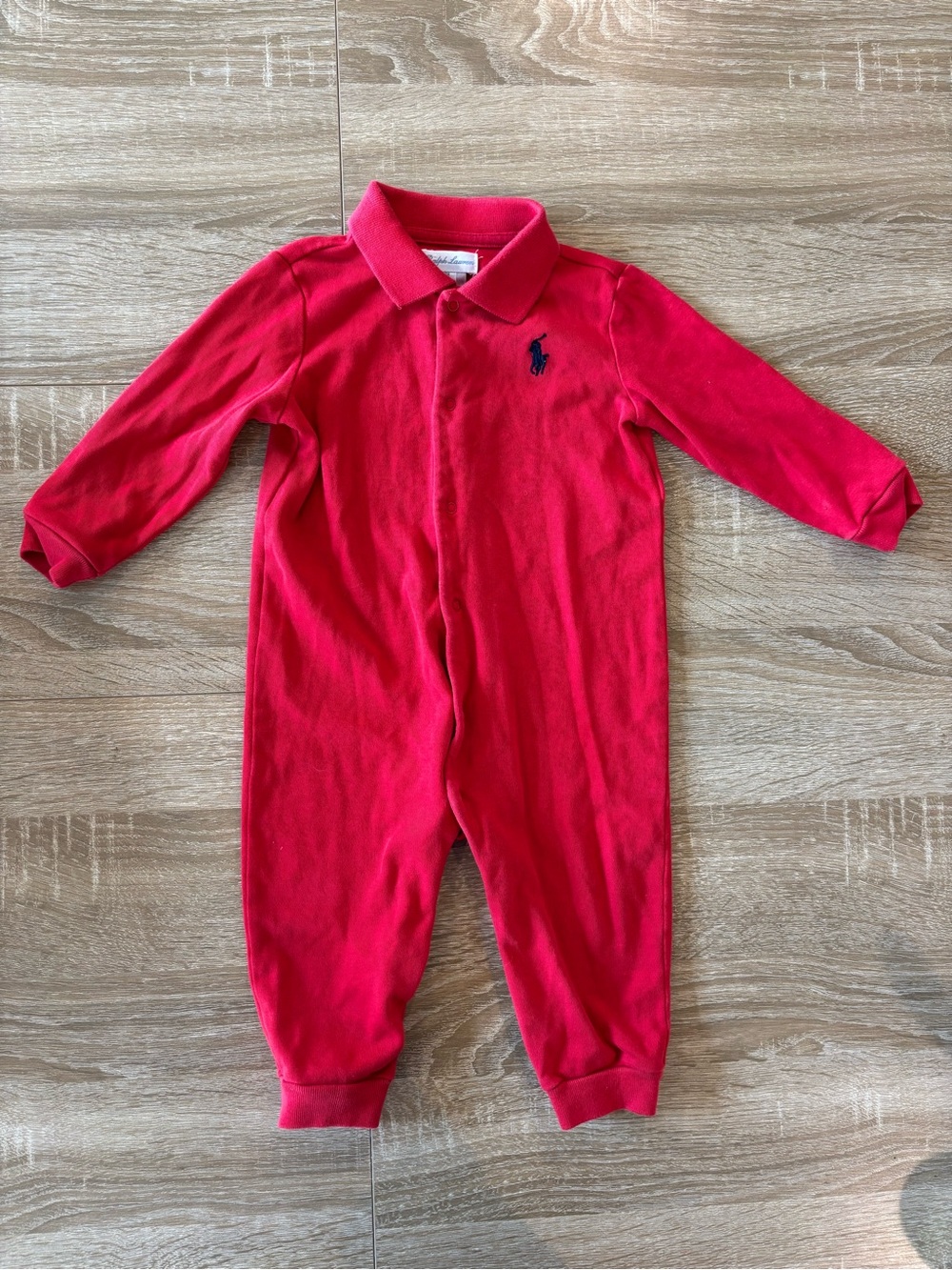 Ralph Lauren Soft Cotton Polo Coverall size 12 months